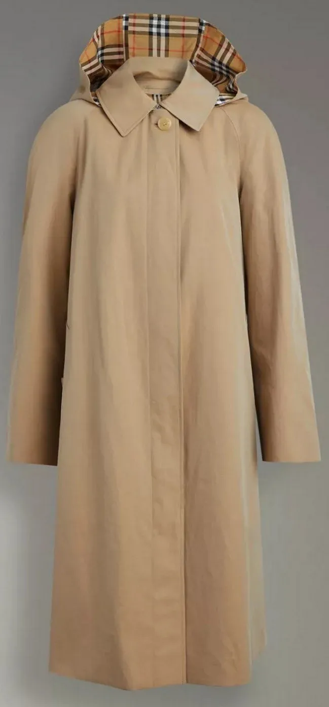 Detachable Hood Tropical Gabardine Car Coat