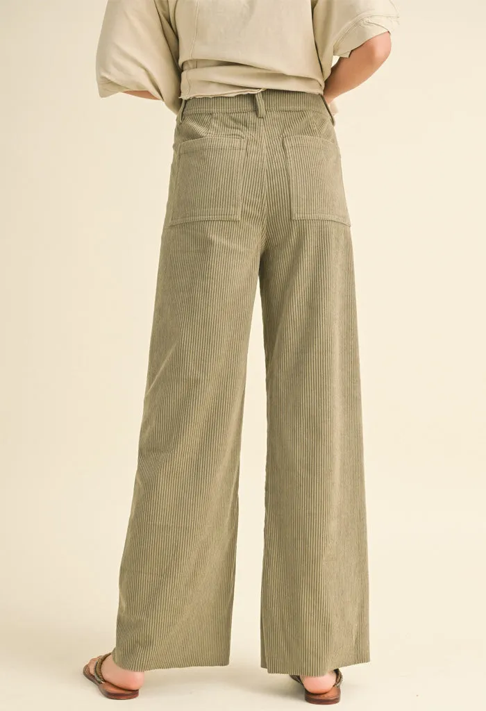 Dillon Pants-Olive Corduroy