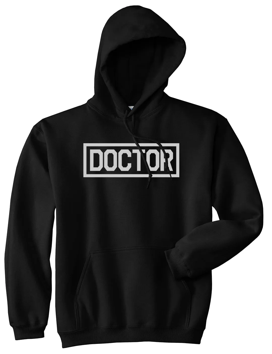 Doctor Box Logo Mens Pullover Hoodie