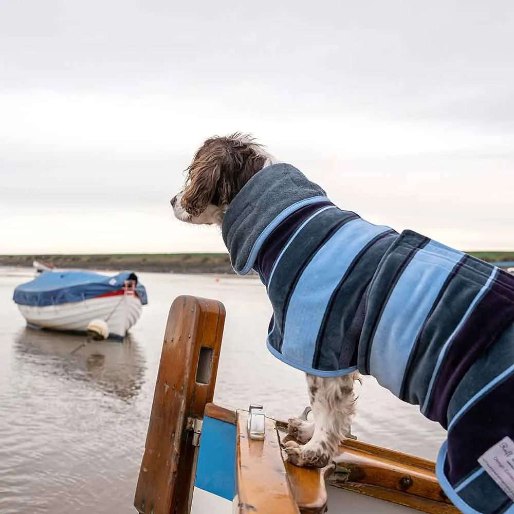 Dog Drying Coat Blue Harbour Design Collection by Ruff and Tumble