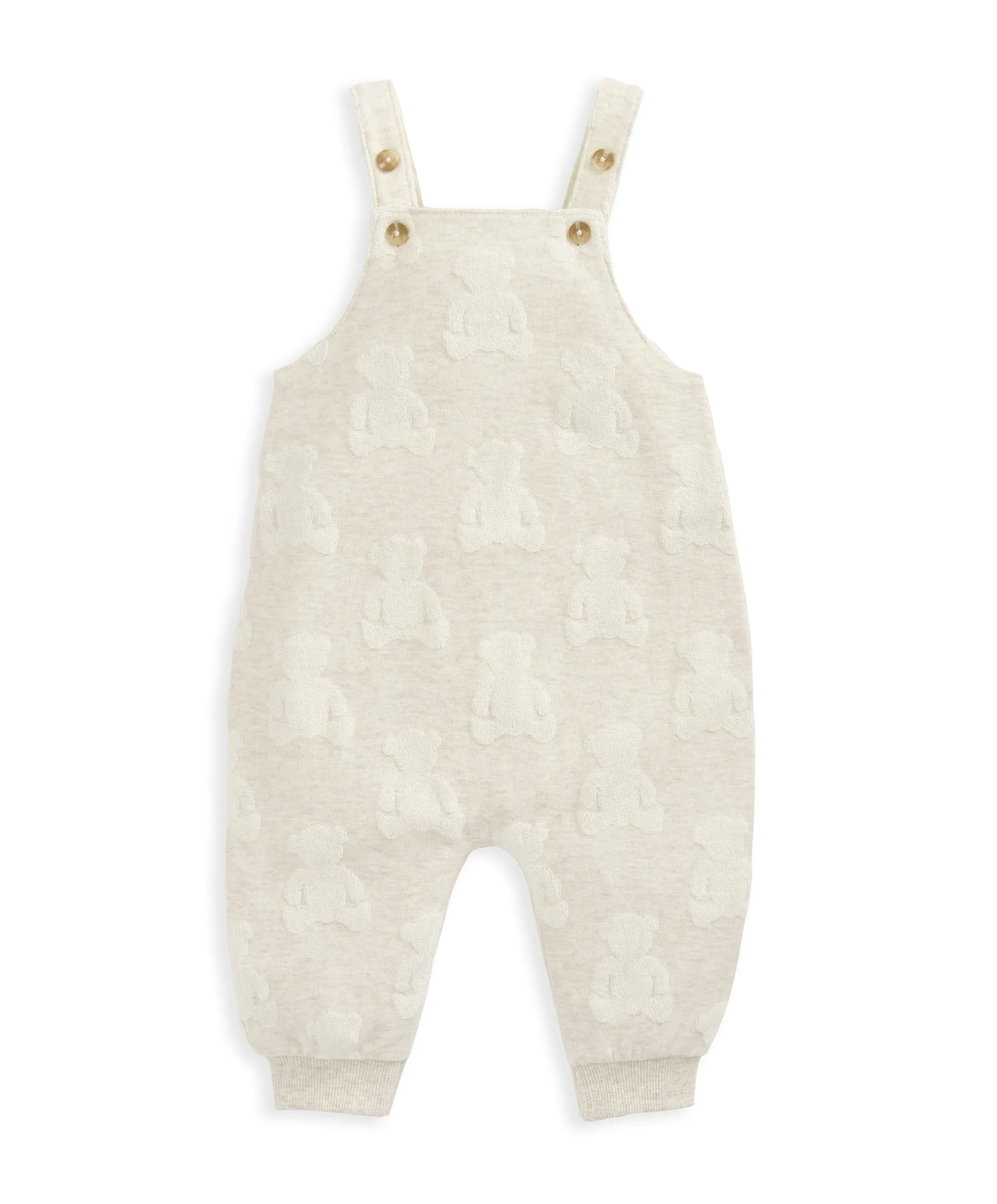 Dungarees & Bodysuit Outfit set - Teddy Bear