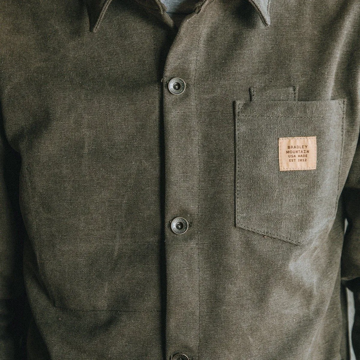 Edison Chore Coat - Stone Washed Olive