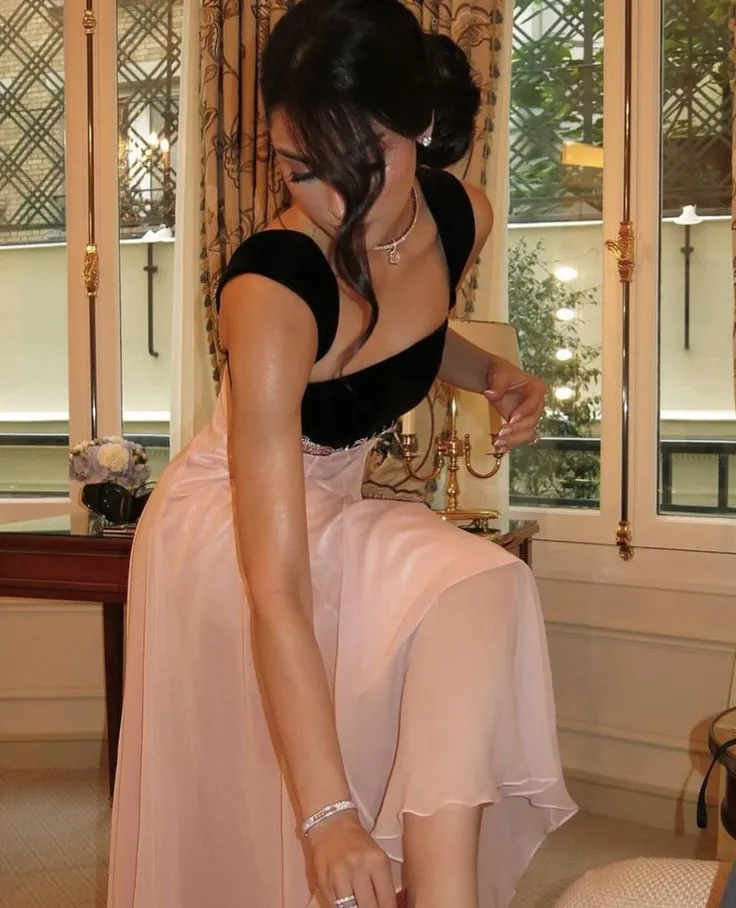 Elegant Straps Party Prom Dress Long Evening Dresses      fg7306