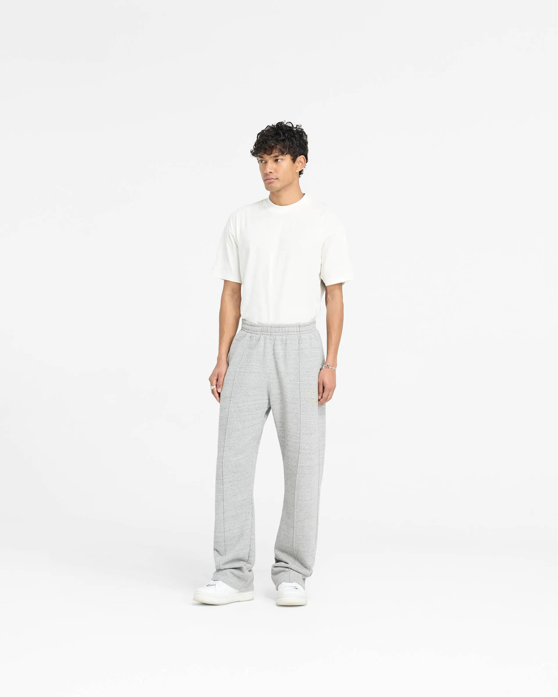 England Applique Sweatpant - Grey Marl