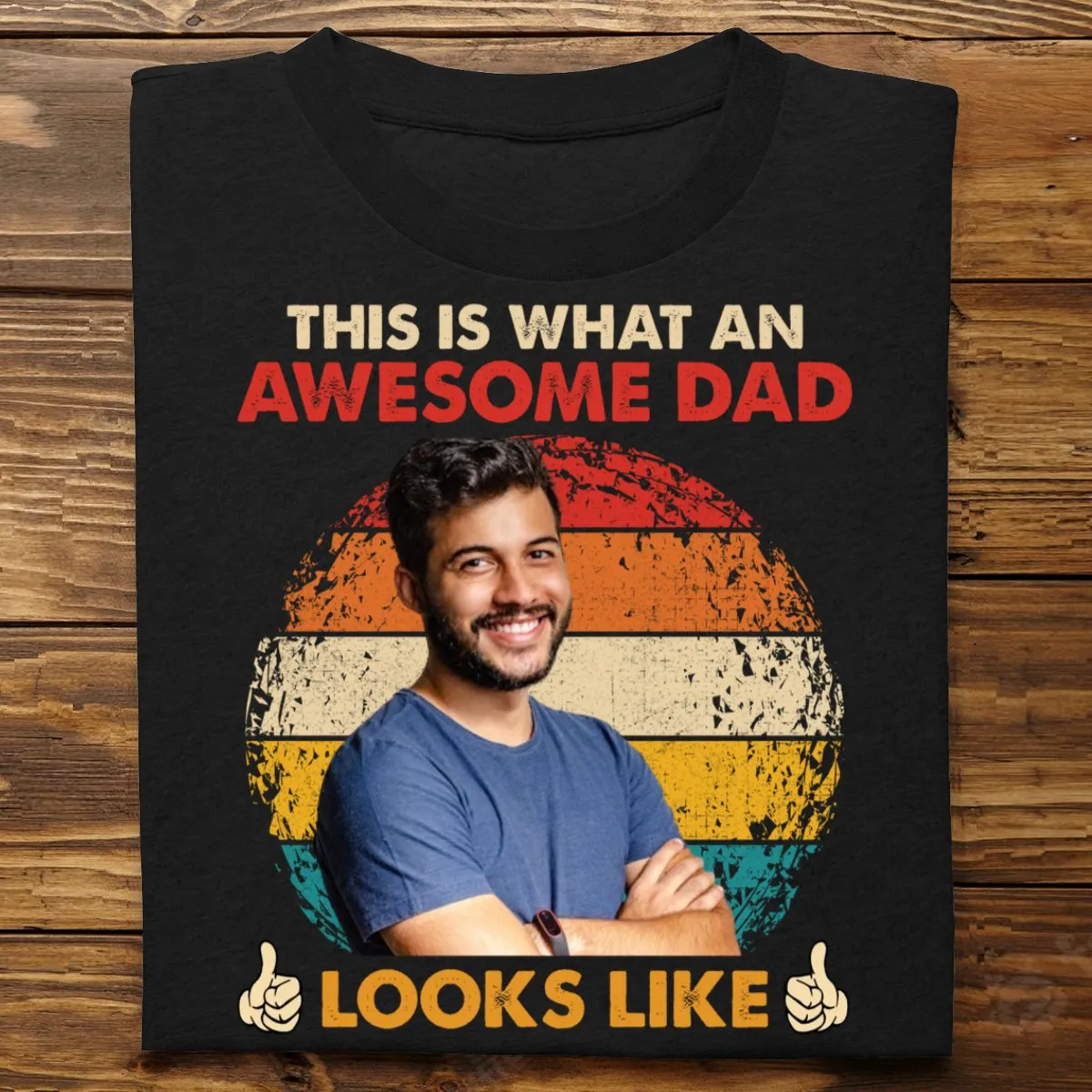 Family - This Is What An Awesome Dad Looks Likes - Personalized T-shirt