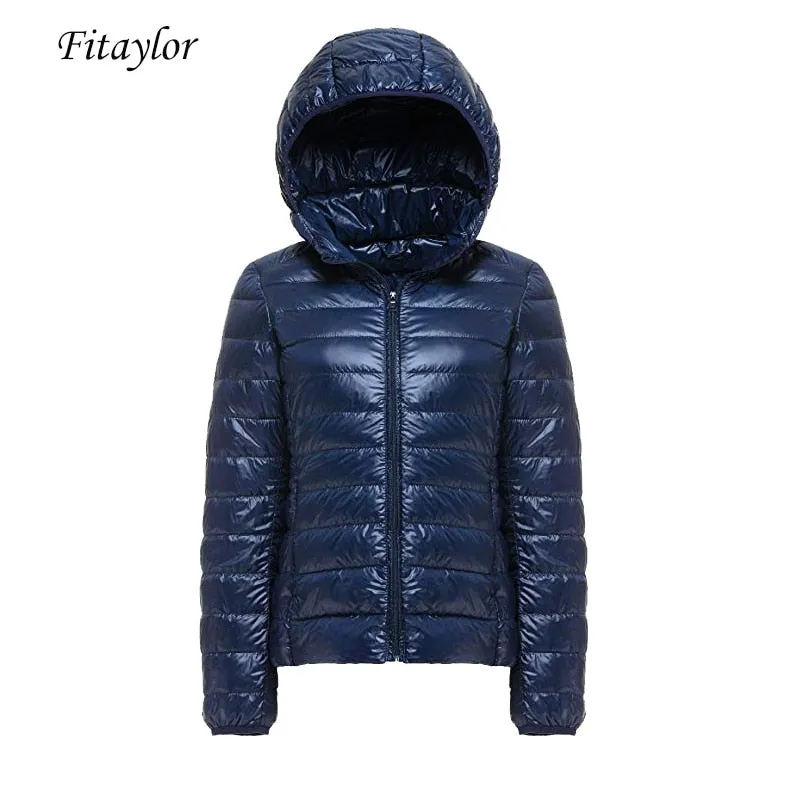 Fitaylor Ultra Light White Duck Down Vest Thin Coat