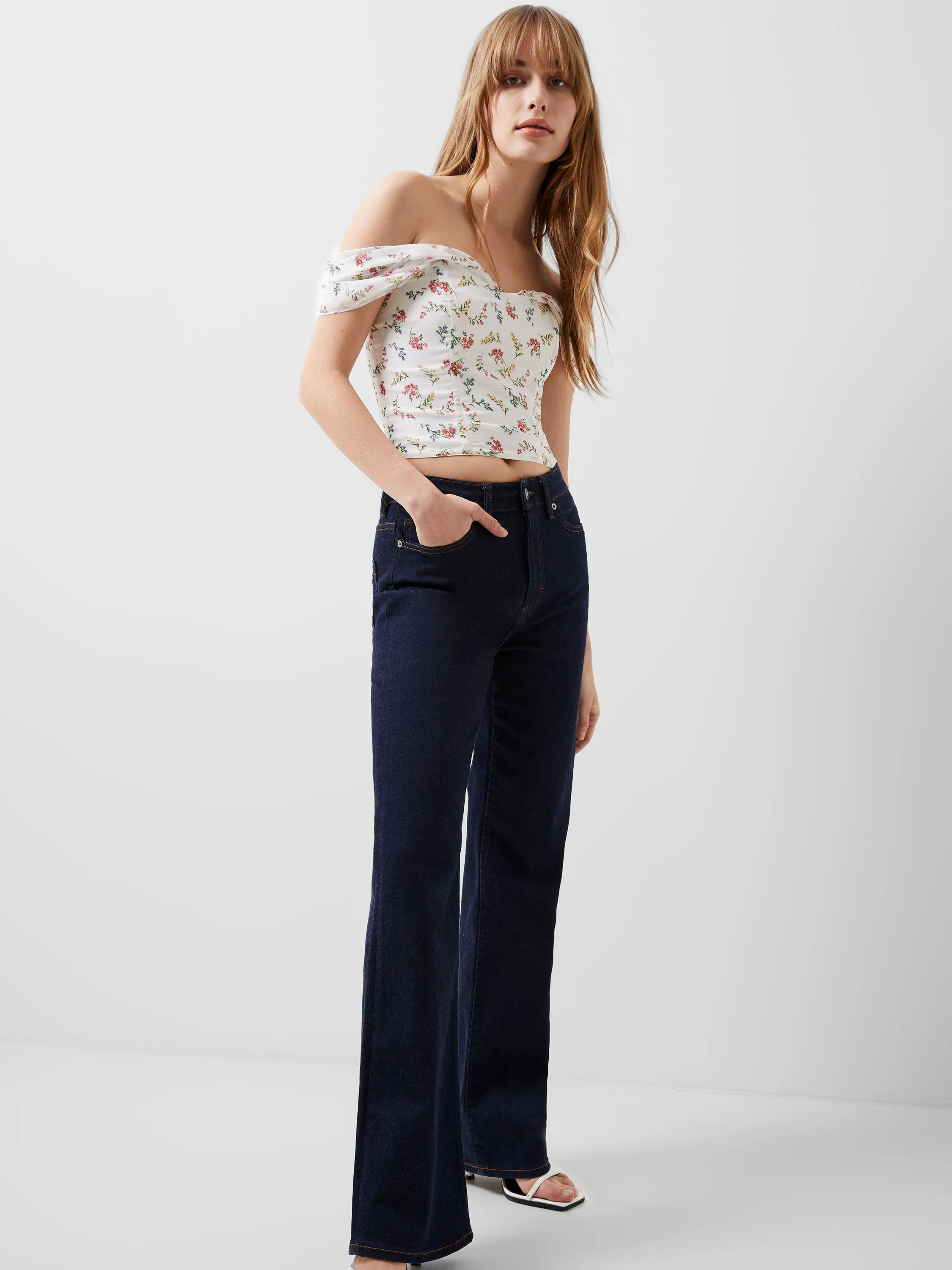 Floriana Hallie Crinkle Top