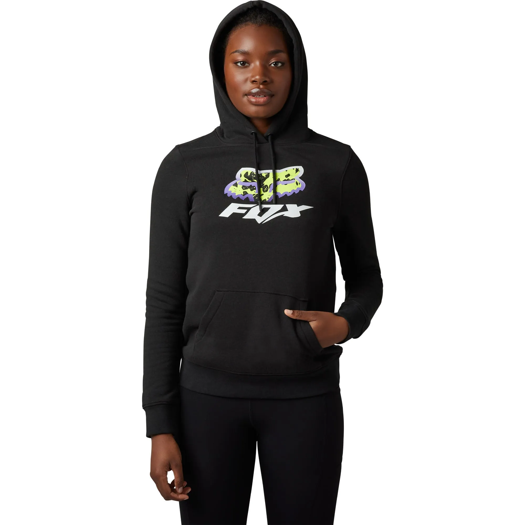 Fox Racing  Womens Morphic Pullover Hoodie Midweight Soft Warm Comfort Black