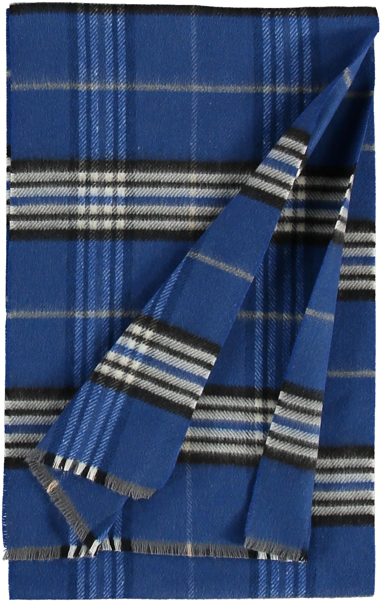 FRAAS Plaid Recycled Woven Scarf