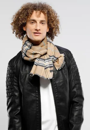 FRAAS Plaid Recycled Woven Scarf