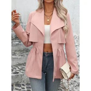 Fresh Temperament Trench Coat Fashionable Women's Clothing