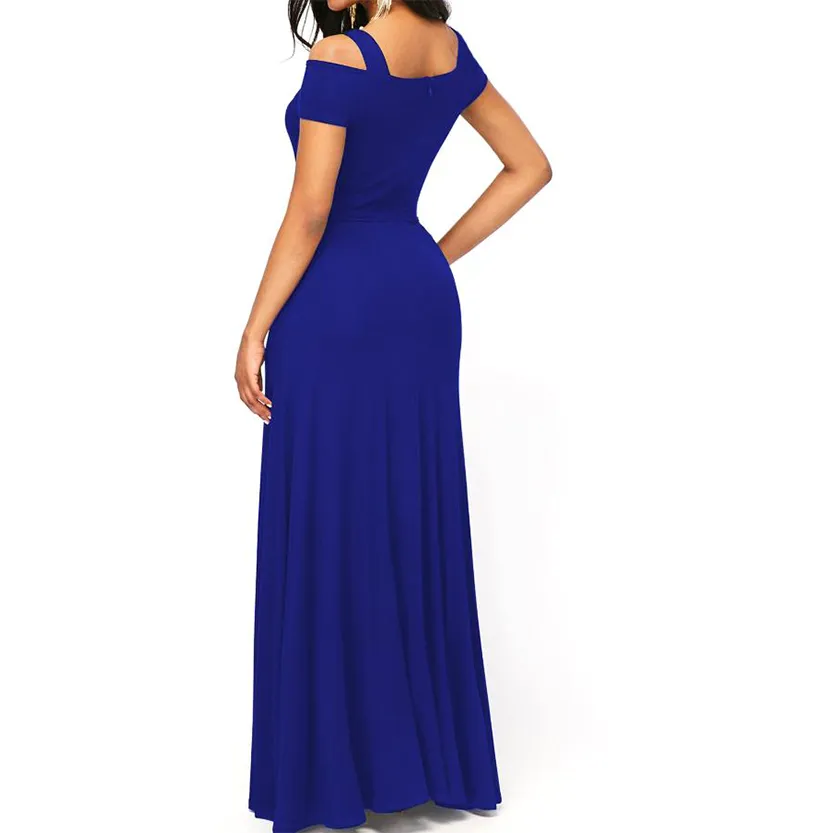 Funki Buys | Dresses | Women's Off Shoulder Long Slim Dress