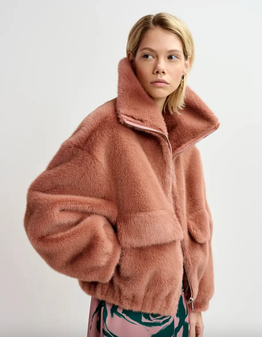 Genz Faux Fur Jacket