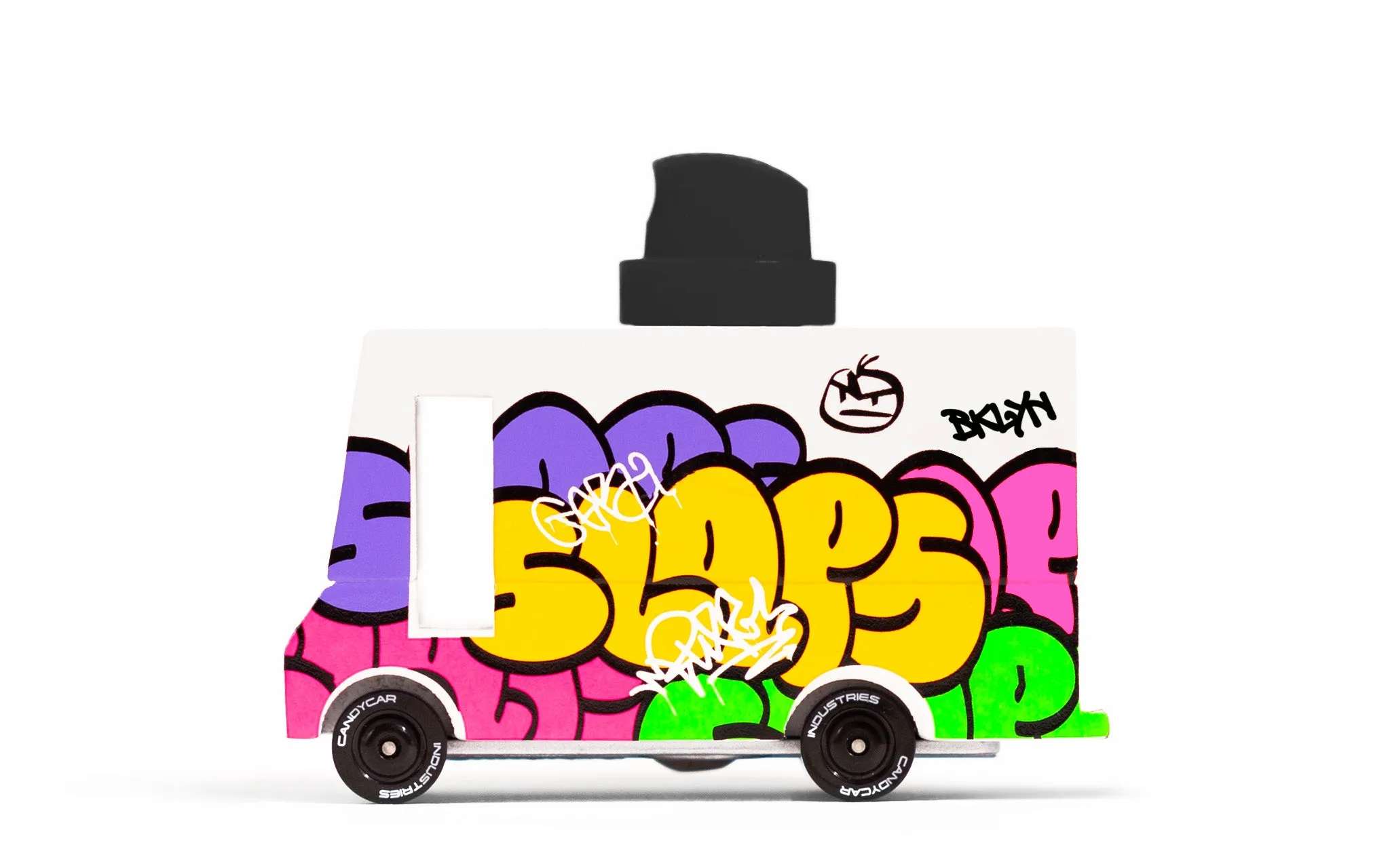 Graffiti Black Van