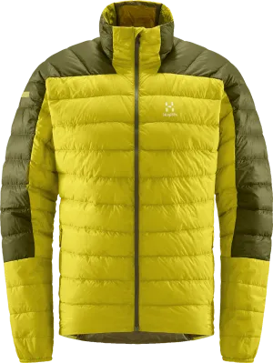 Haglöfs Men&#x27;s L.I.M Down Jacket Aurora/Olive Green | Buy Haglöfs Men&#x27;s L.I.M Down Jacket Aurora/Olive Green here | Outnorth