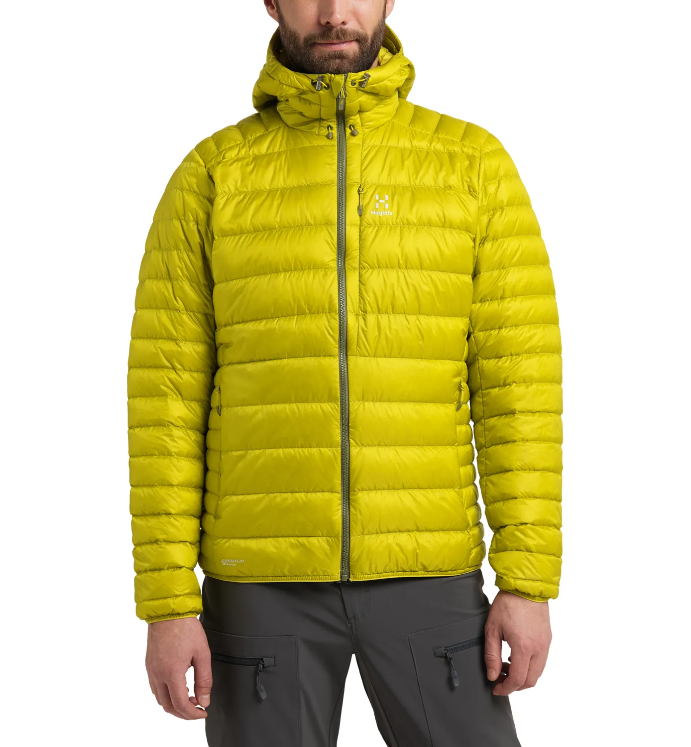 Haglöfs Men&#x27;s Roc Down Hood Aurora | Buy Haglöfs Men&#x27;s Roc Down Hood Aurora here | Outnorth