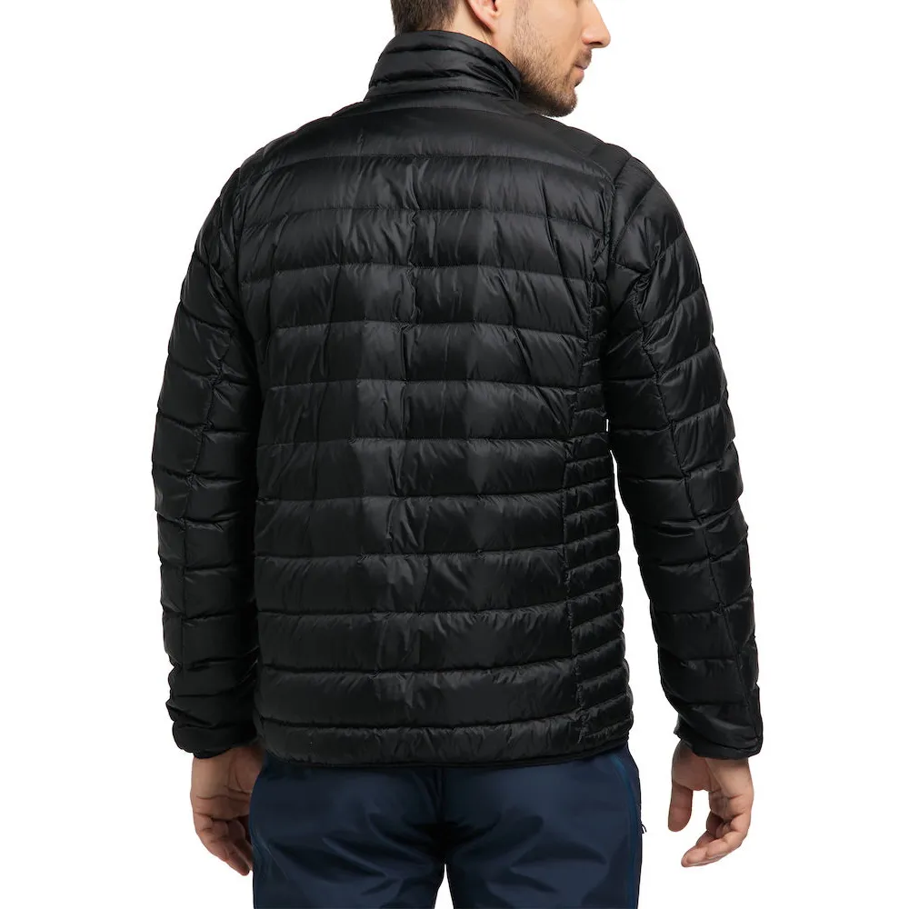 Haglöfs Men&#x27;s Roc Down Jacket True Black | Buy Haglöfs Men&#x27;s Roc Down Jacket True Black here | Outnorth