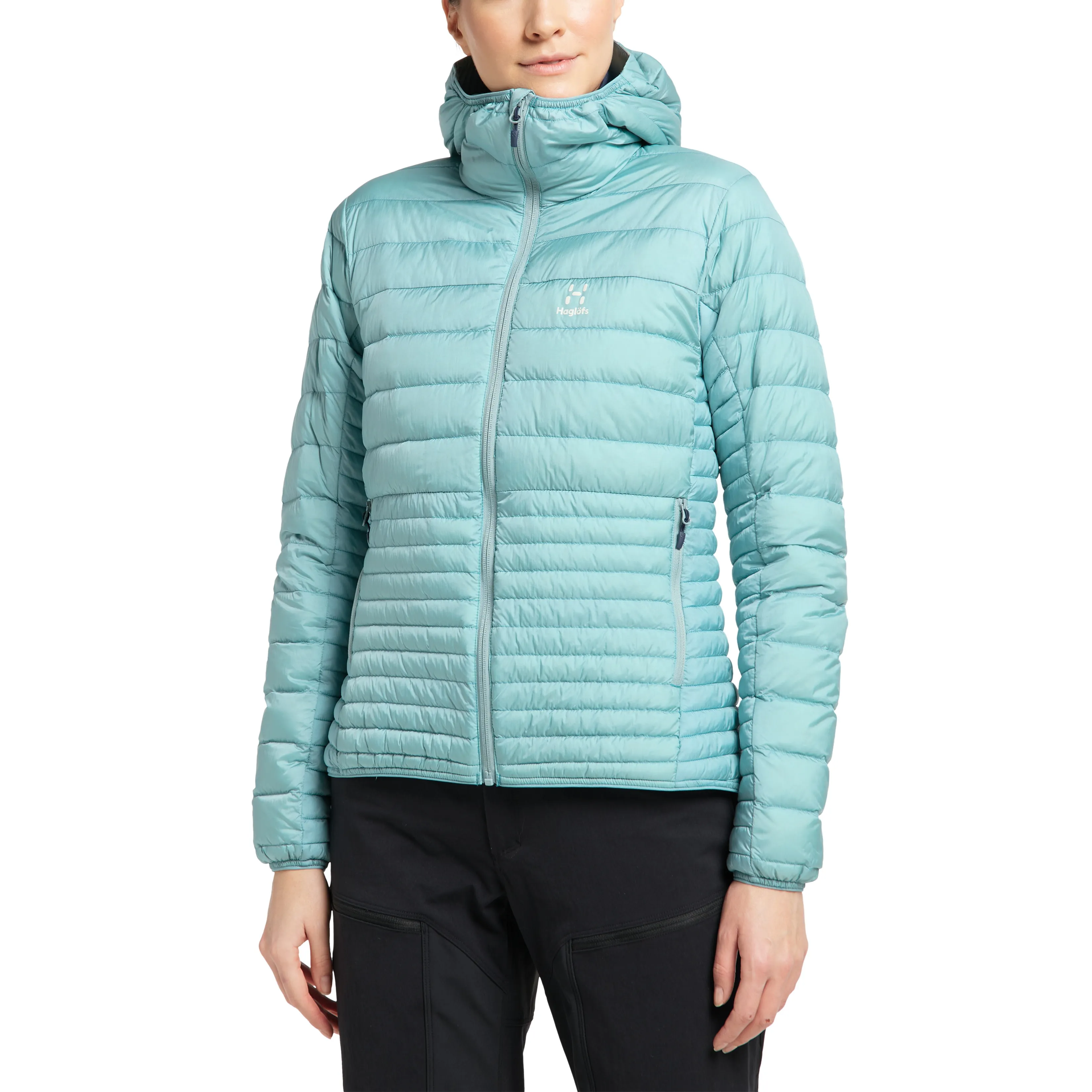 Haglöfs Micro Nordic Down Hood Women Frost Blue | Buy Haglöfs Micro Nordic Down Hood Women Frost Blue here | Outnorth