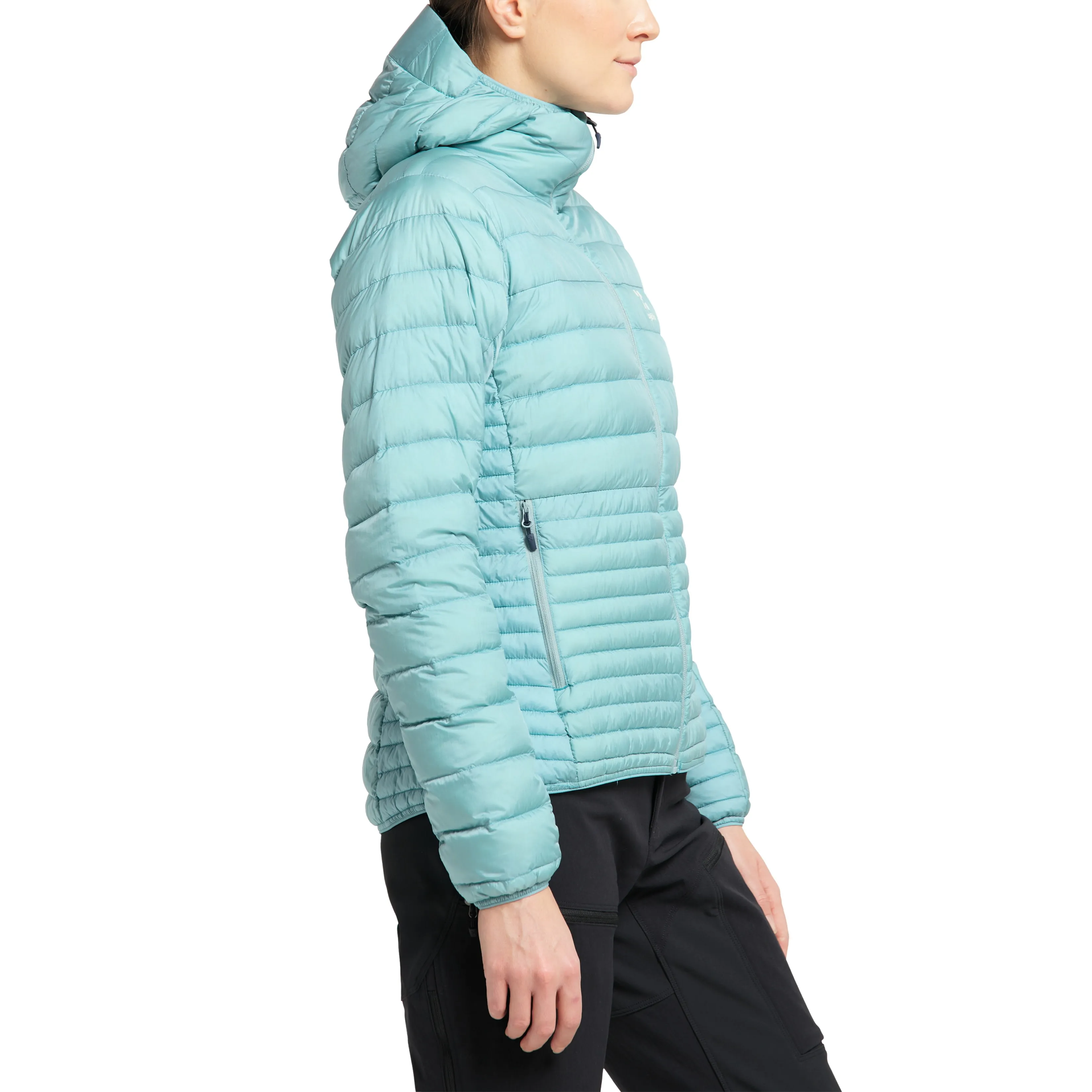 Haglöfs Micro Nordic Down Hood Women Frost Blue | Buy Haglöfs Micro Nordic Down Hood Women Frost Blue here | Outnorth