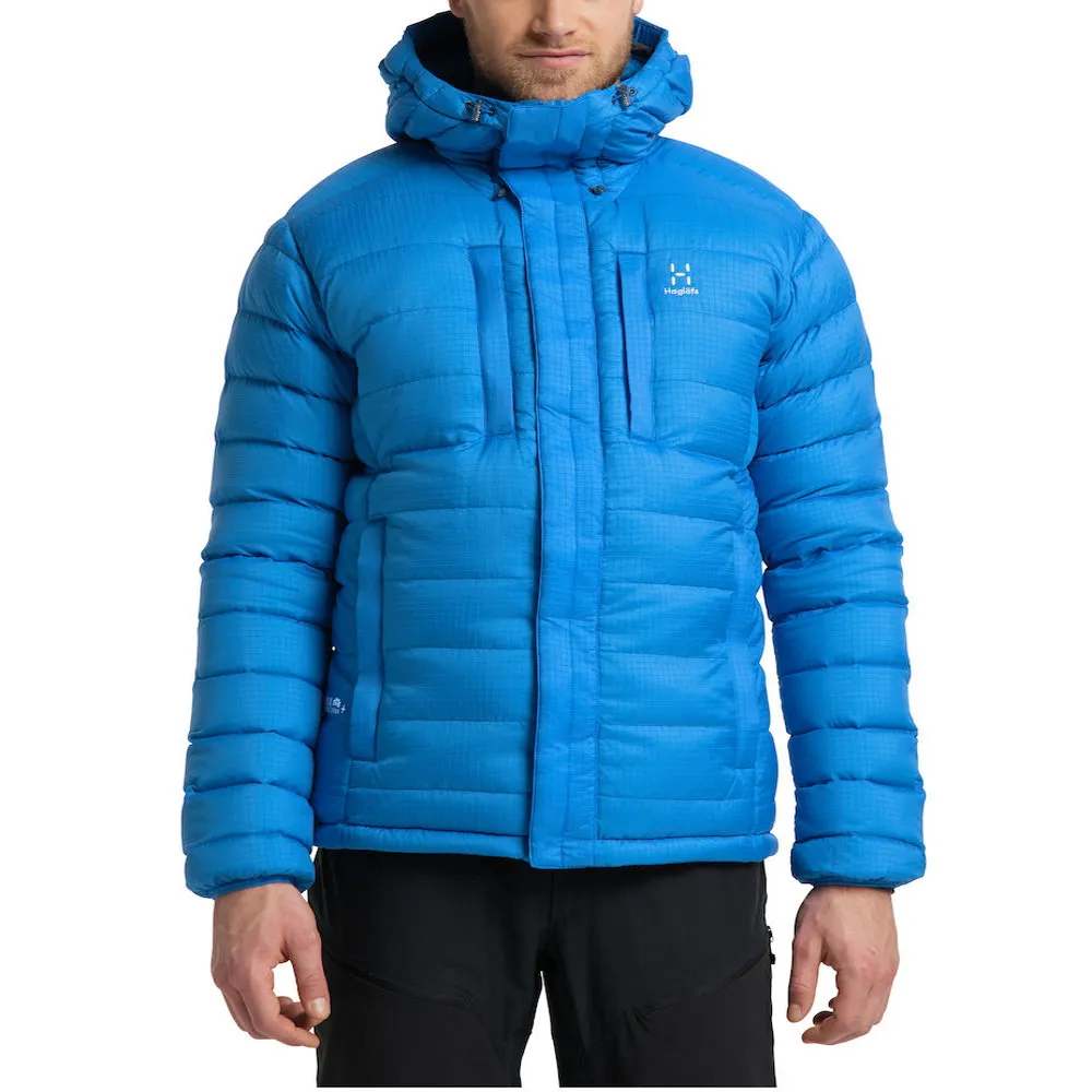 Haglöfs Reliable Down Hood Men Nordic Blue | Buy Haglöfs Reliable Down Hood Men Nordic Blue here | Outnorth