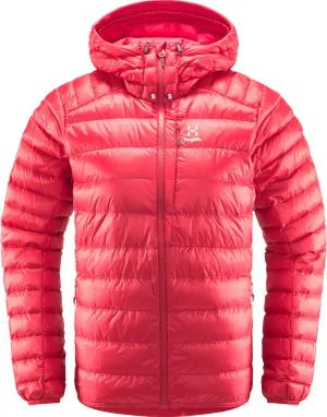 Haglöfs Roc Down Hood Women Scarlet Red | Buy Haglöfs Roc Down Hood Women Scarlet Red here | Outnorth