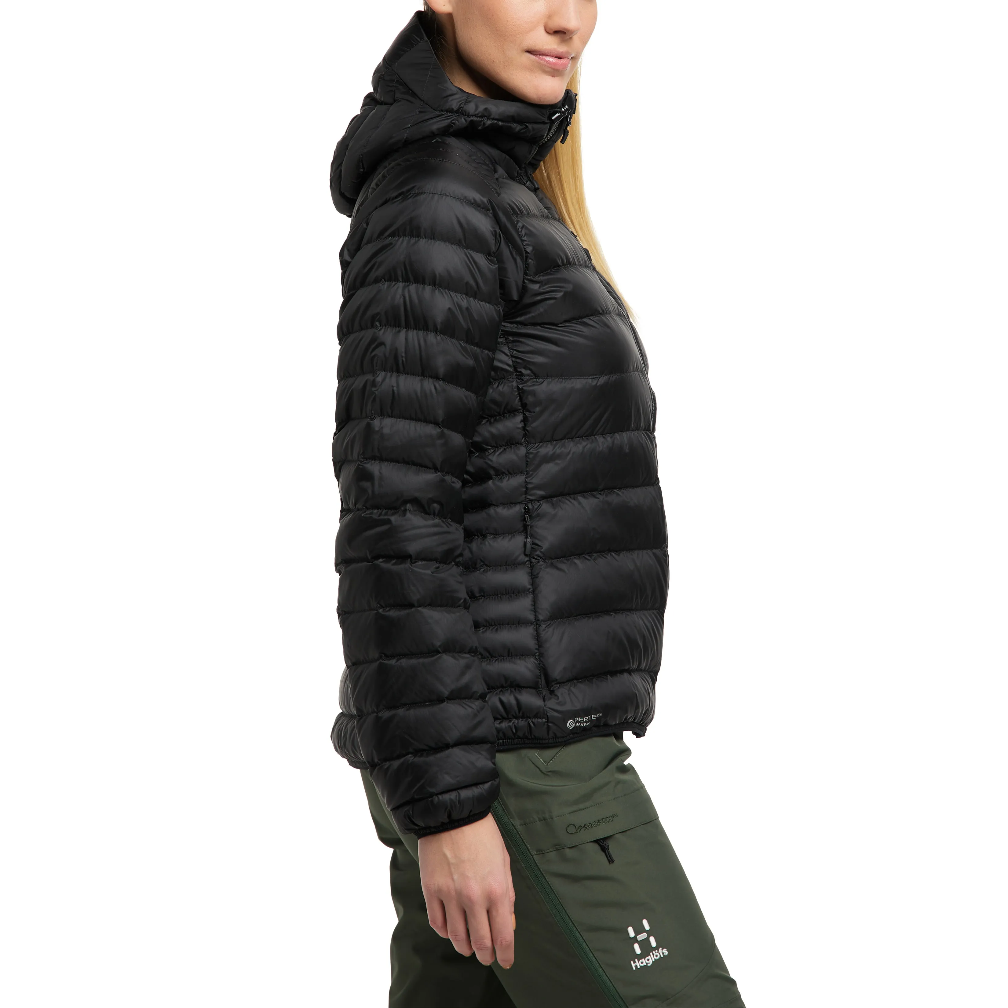 Haglöfs Roc Down Hood Women True Black | Buy Haglöfs Roc Down Hood Women True Black here | Outnorth