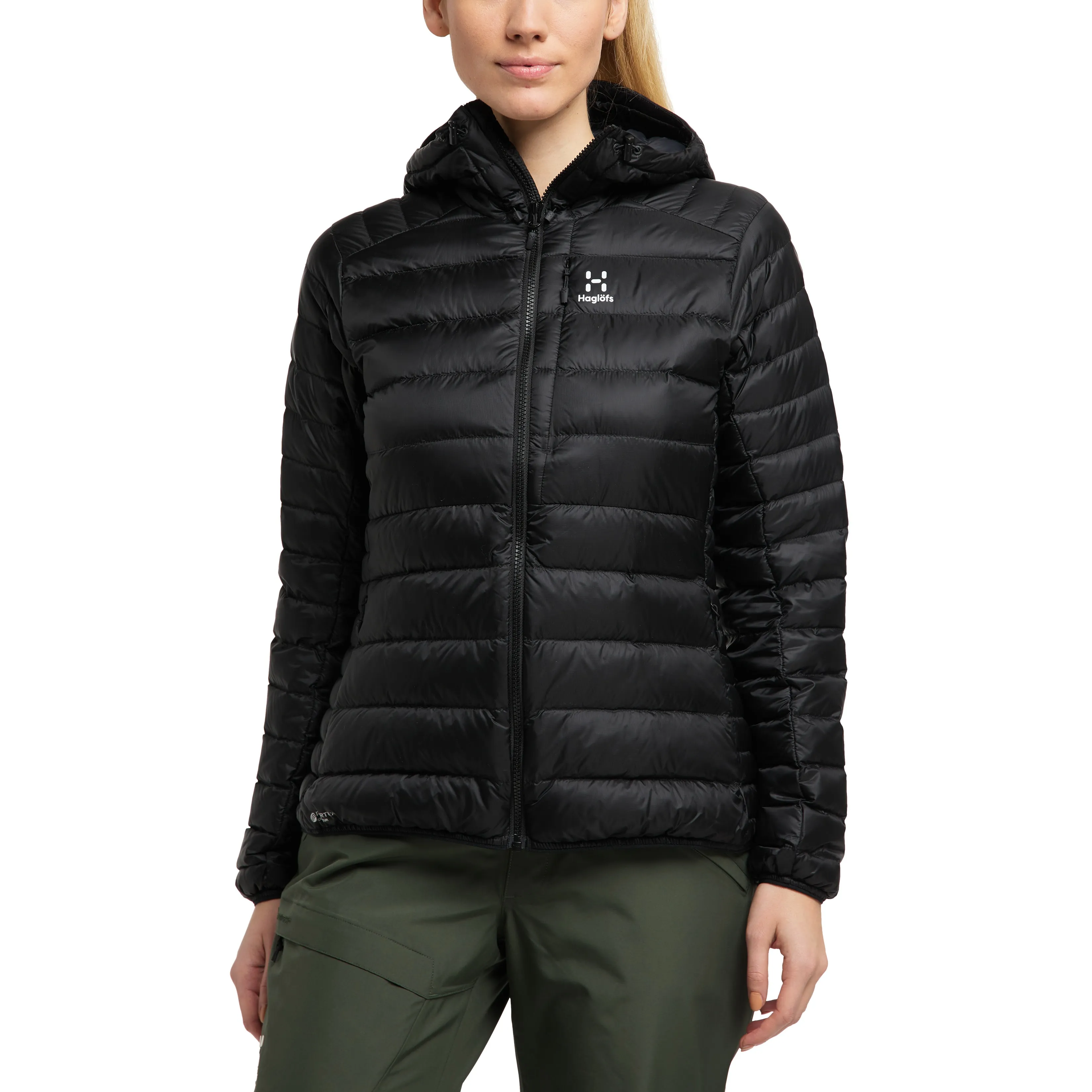 Haglöfs Roc Down Hood Women True Black | Buy Haglöfs Roc Down Hood Women True Black here | Outnorth