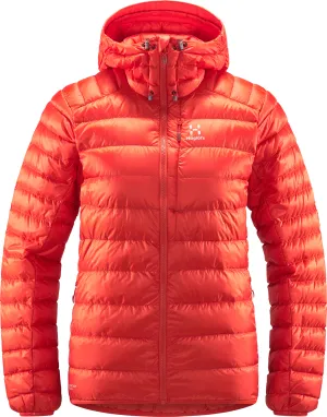 Haglöfs Roc Down Hood Women Zenith Red | Buy Haglöfs Roc Down Hood Women Zenith Red here | Outnorth