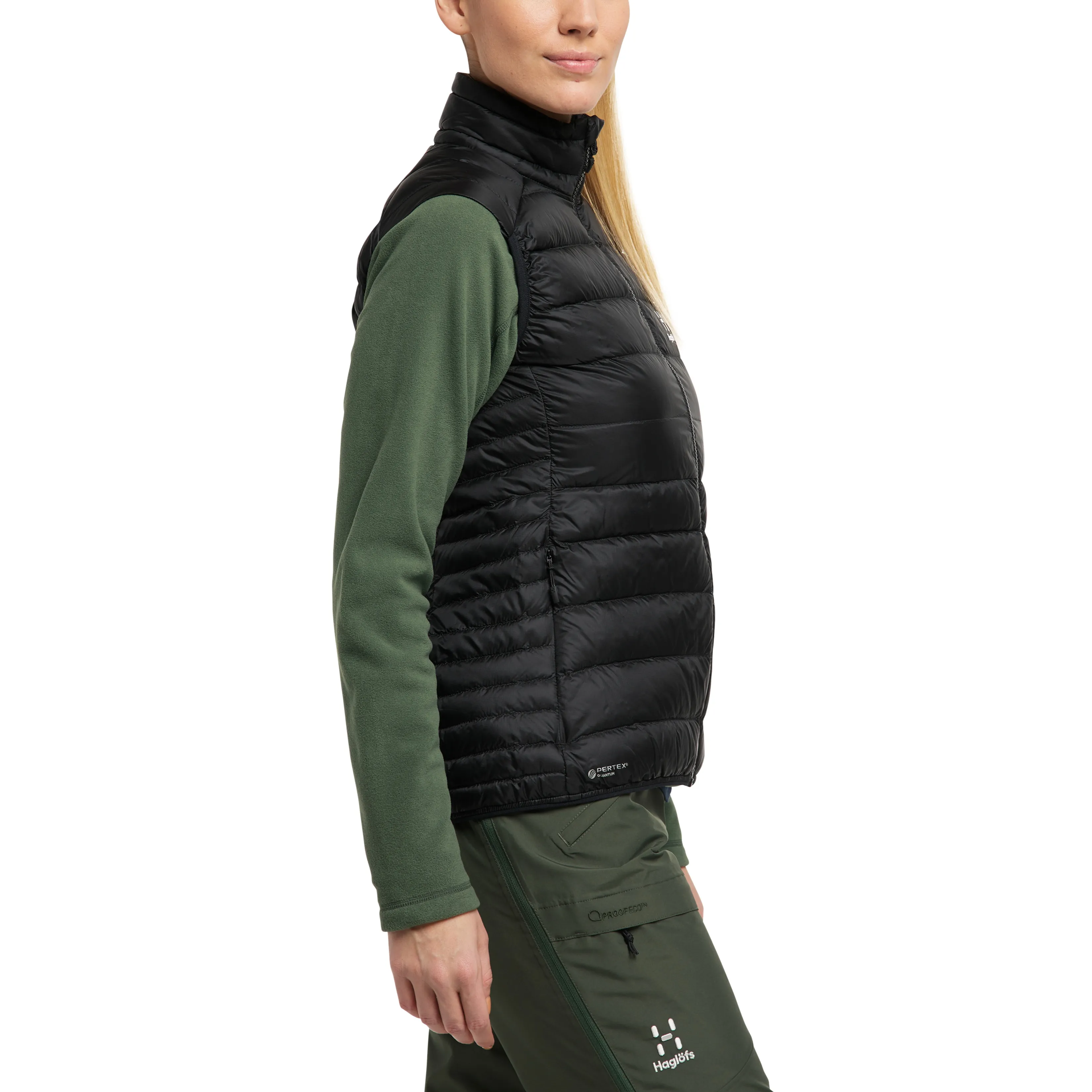 Haglöfs Roc Down Vest Women True Black | Buy Haglöfs Roc Down Vest Women True Black here | Outnorth