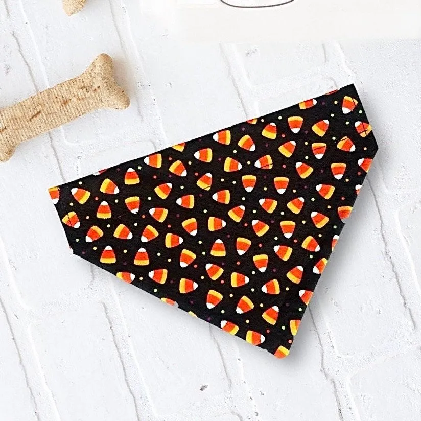 Halloween Dog Bandana or Cat Bandana- Candy Corn