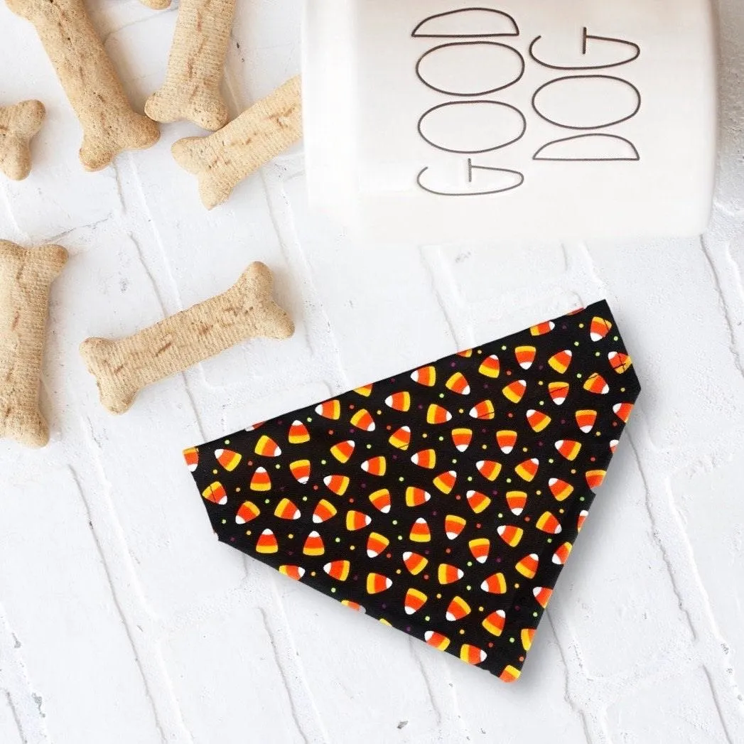 Halloween Dog Bandana or Cat Bandana- Candy Corn