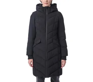 Hooded Walker Puffer Black