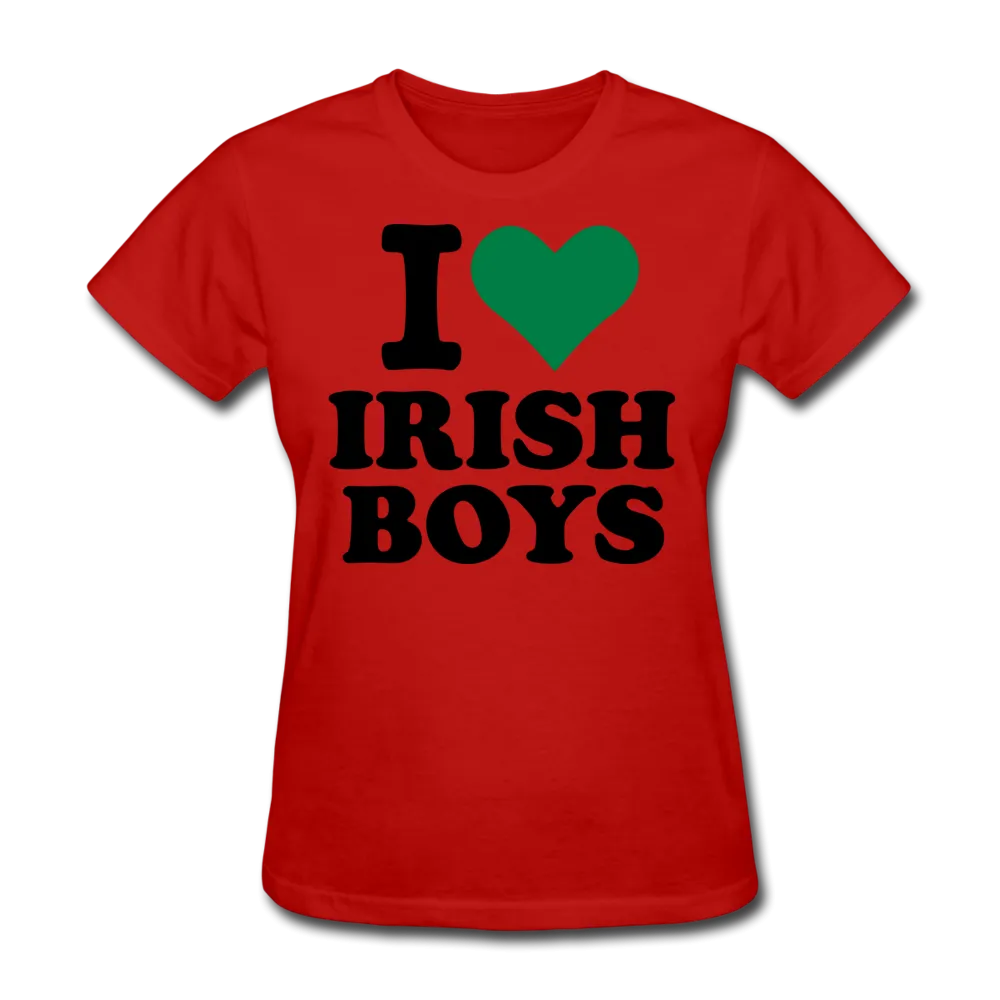 I Love Irish Boys Women's T-Shirt