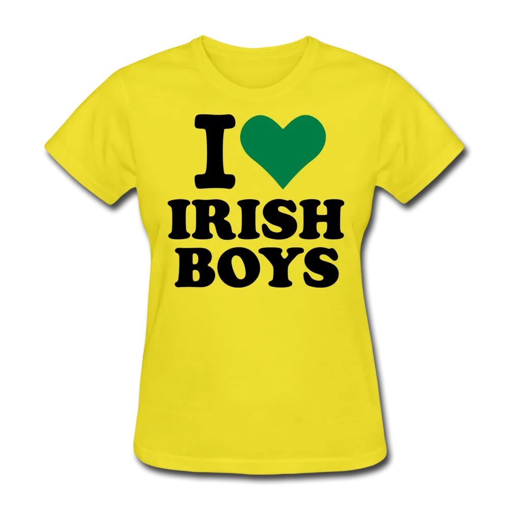 I Love Irish Boys Women's T-Shirt