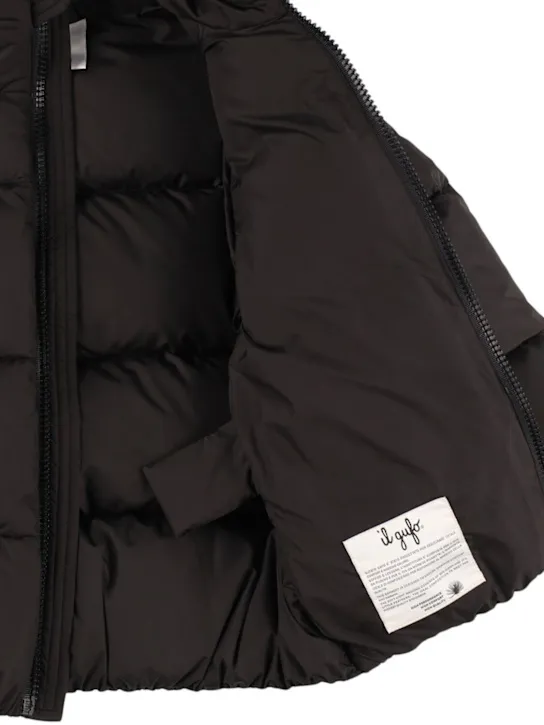 Il Gufo   Hooded nylon down jacket 