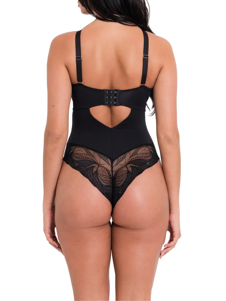 Indulgence Bodysuit - Black/Latte