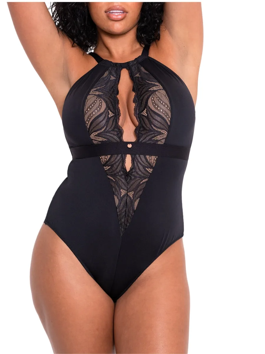 Indulgence Bodysuit - Black/Latte