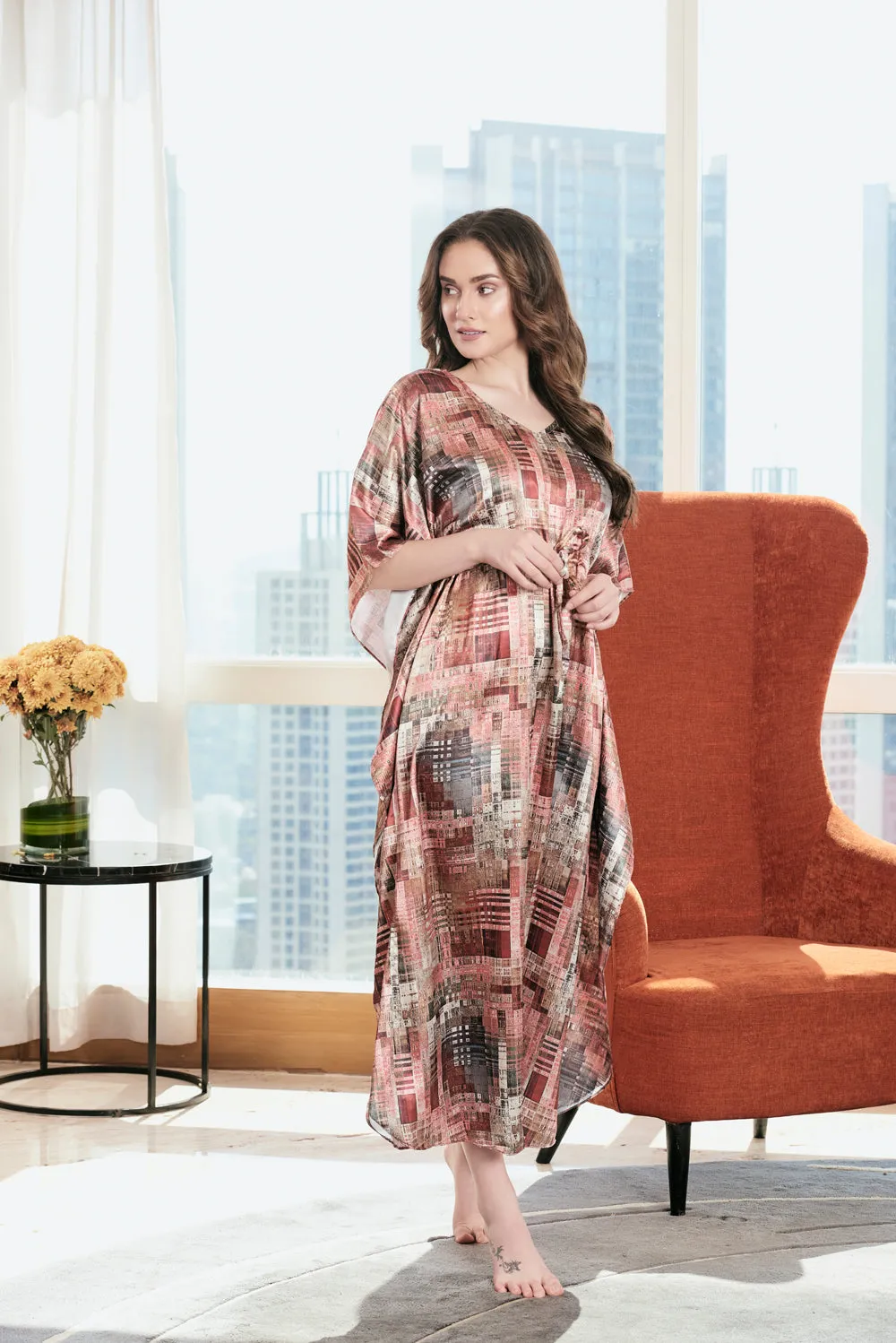 Infinitely comfortable , yet instantly glamorous  Kaftan