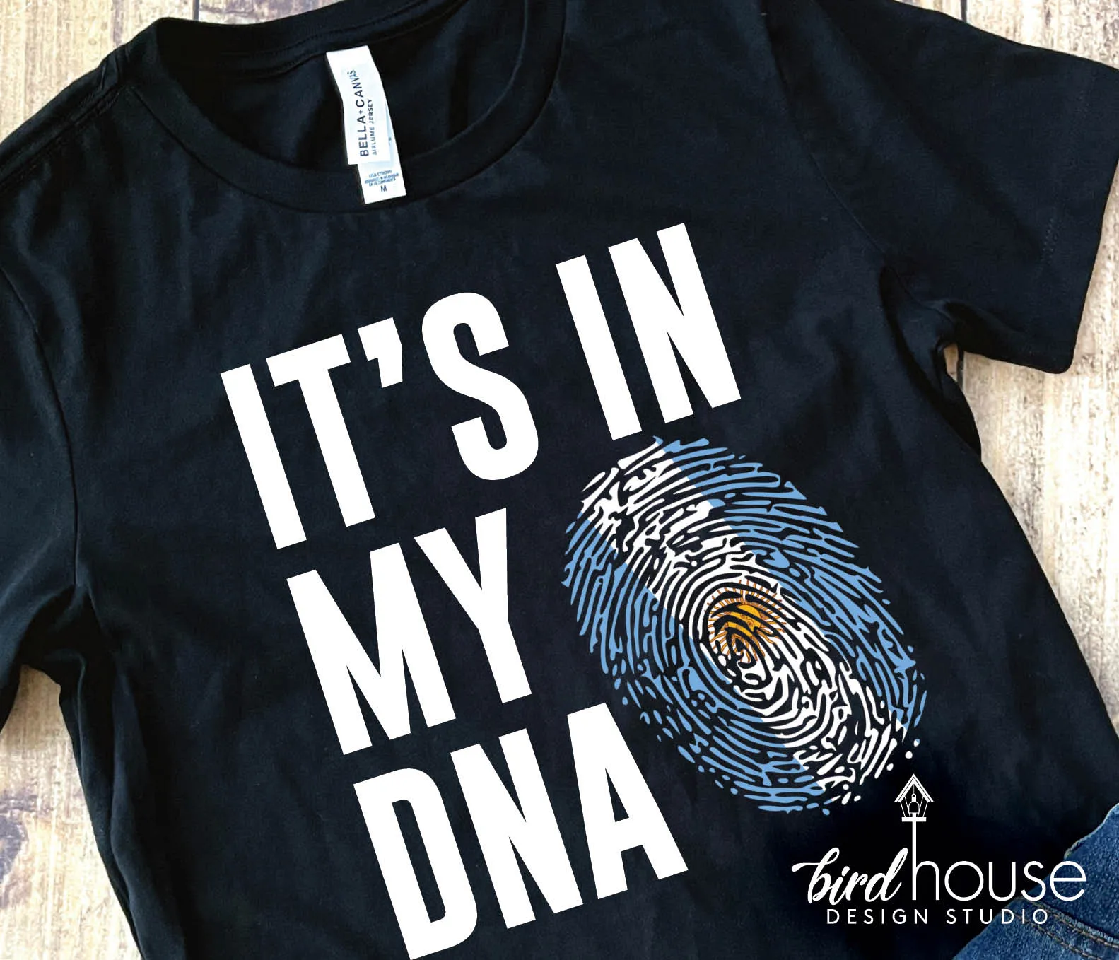 It's in my DNA Fingerprint Shirt, ANY COUNTRY