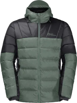 Jack Wolfskin Men&#x27;s Nebelhorn Down Hoody Hedge Green | Buy Jack Wolfskin Men&#x27;s Nebelhorn Down Hoody Hedge Green here | Outnorth