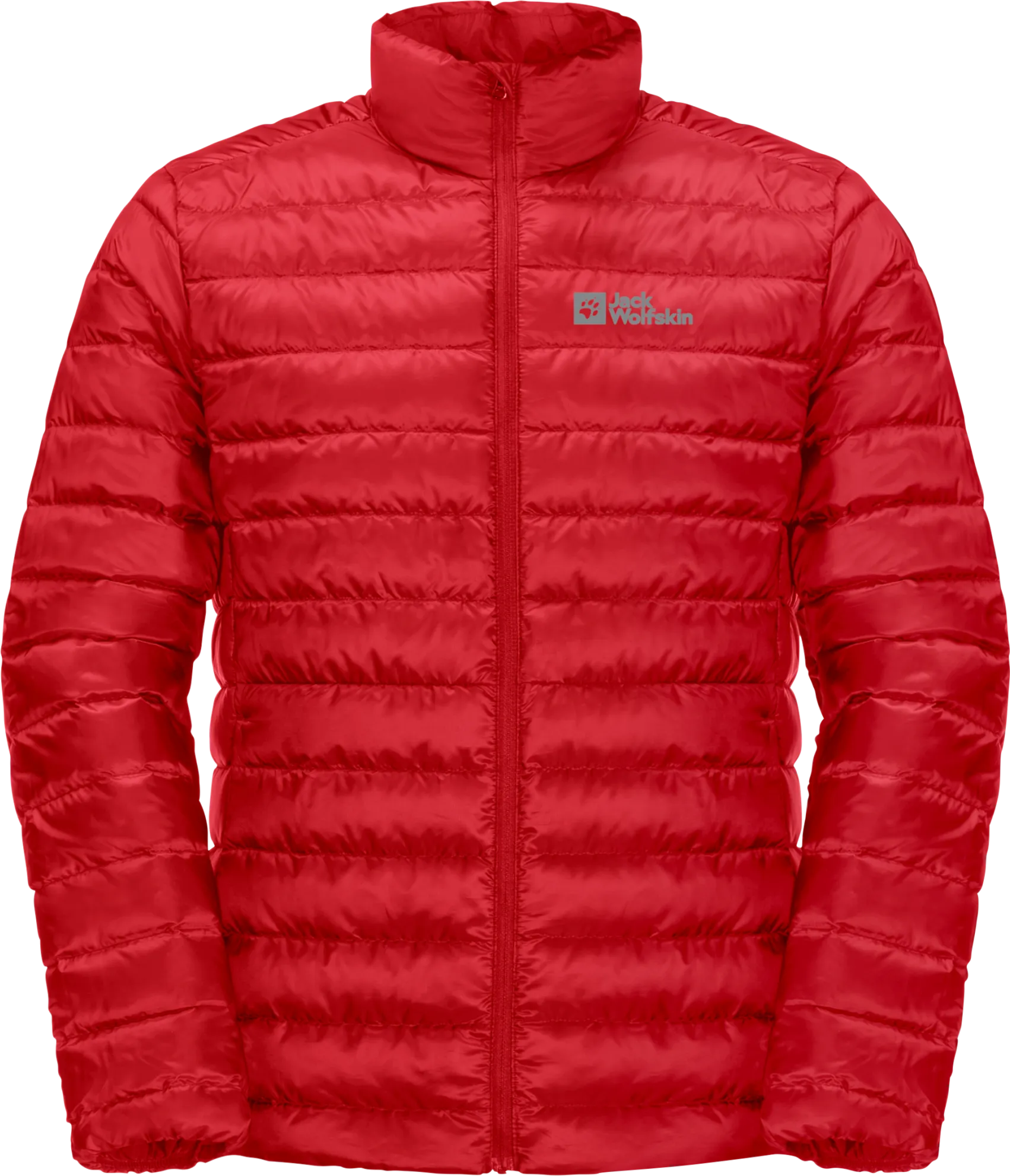 Jack Wolfskin Men&#x27;s Pack &amp; Go Down Jacket Adrenaline Red | Buy Jack Wolfskin Men&#x27;s Pack &amp; Go Down Jacket Adrenaline Red here | Outnorth