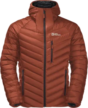 Jack Wolfskin Men&#x27;s Passamani Down Hoody Carmine | Buy Jack Wolfskin Men&#x27;s Passamani Down Hoody Carmine here | Outnorth