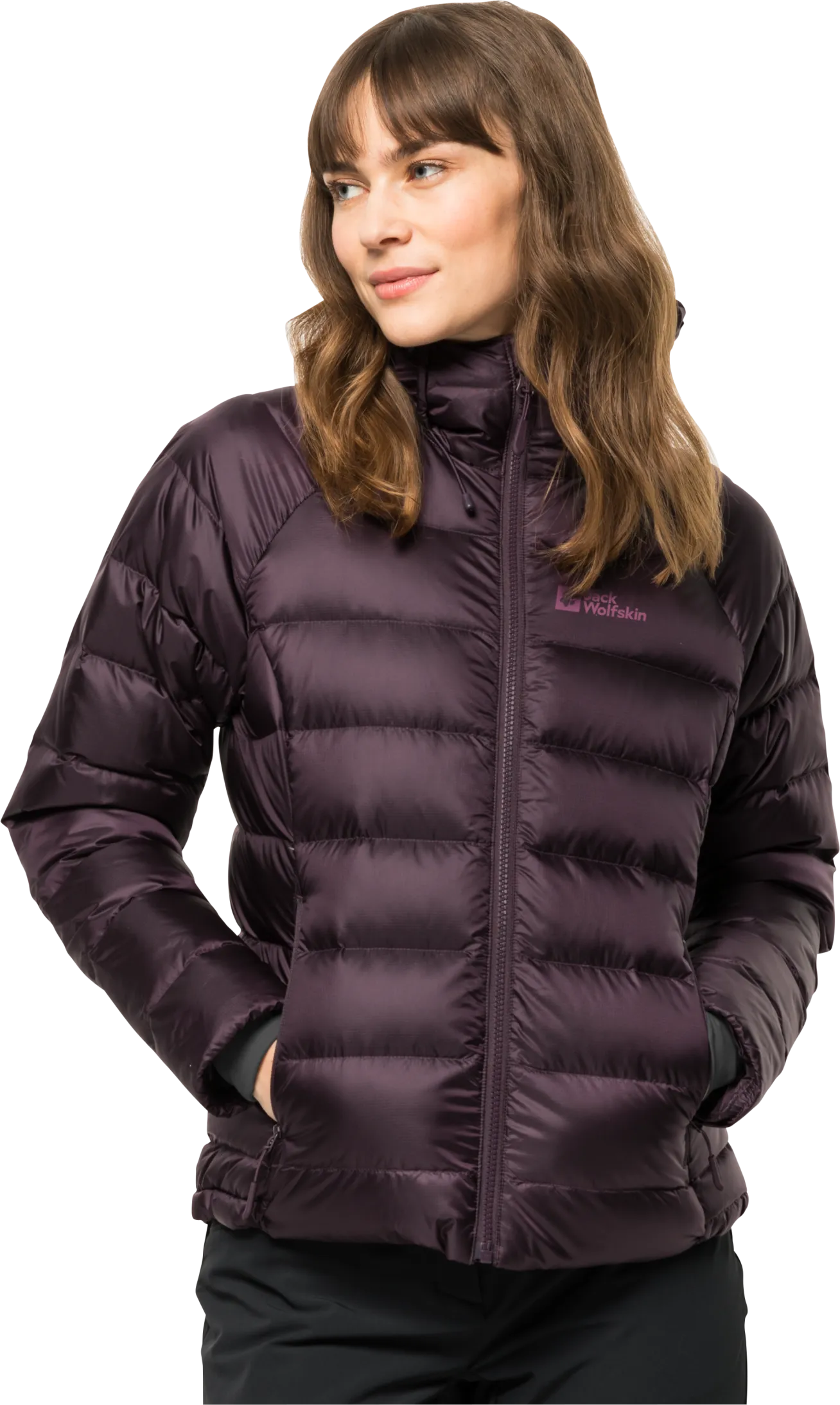 Jack Wolfskin Women&#x27;s Nebelhorn Down Hoody Grapevine | Buy Jack Wolfskin Women&#x27;s Nebelhorn Down Hoody Grapevine here | Outnorth