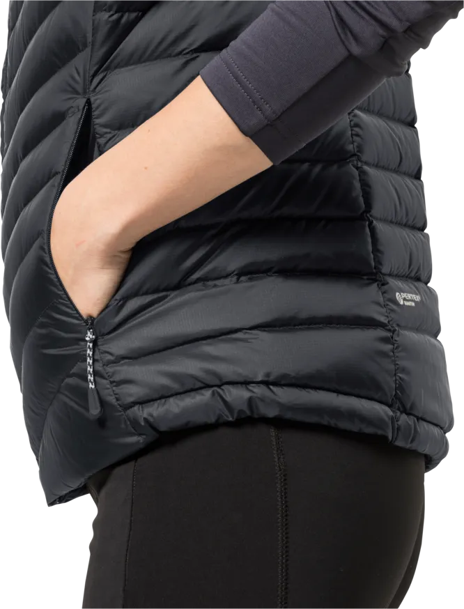 Jack Wolfskin Women&#x27;s Passamani Down Vest Black | Buy Jack Wolfskin Women&#x27;s Passamani Down Vest Black here | Outnorth