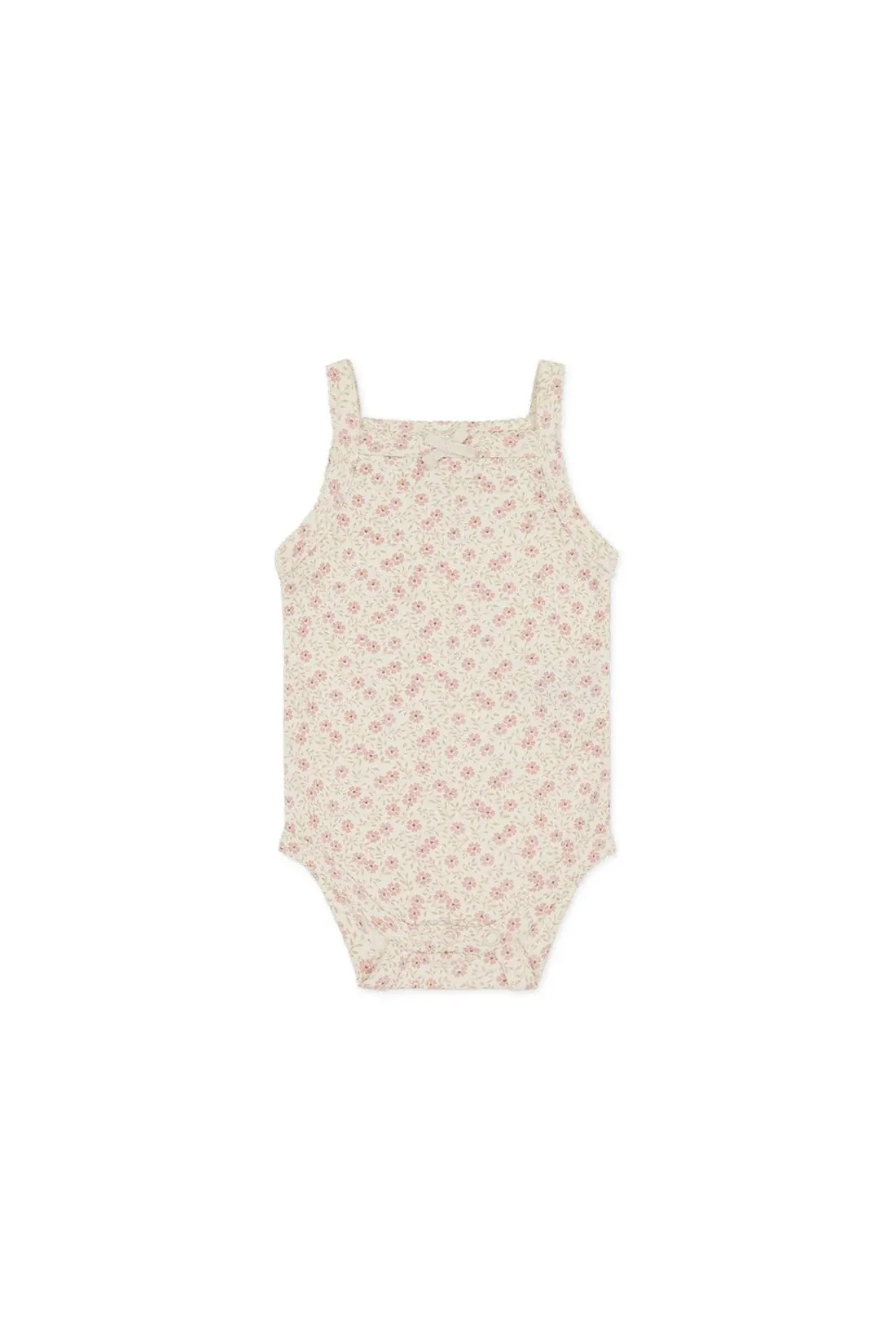 Jamie Kay Organic Cotton Bridget Singlet Bodysuit - Emmy Egret