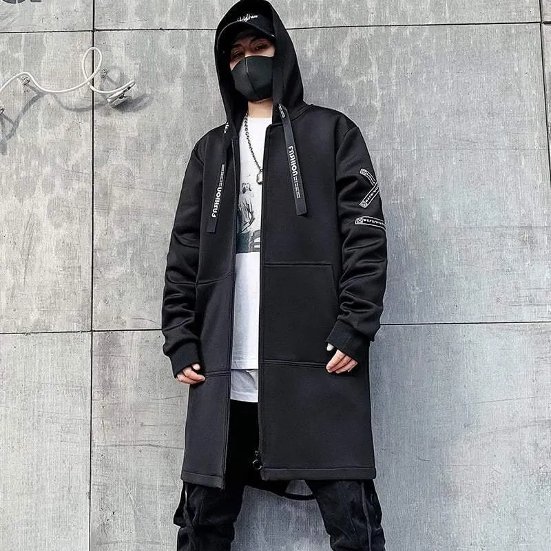 Japanese Streetwear Cyberpunk Long Jacket Coat