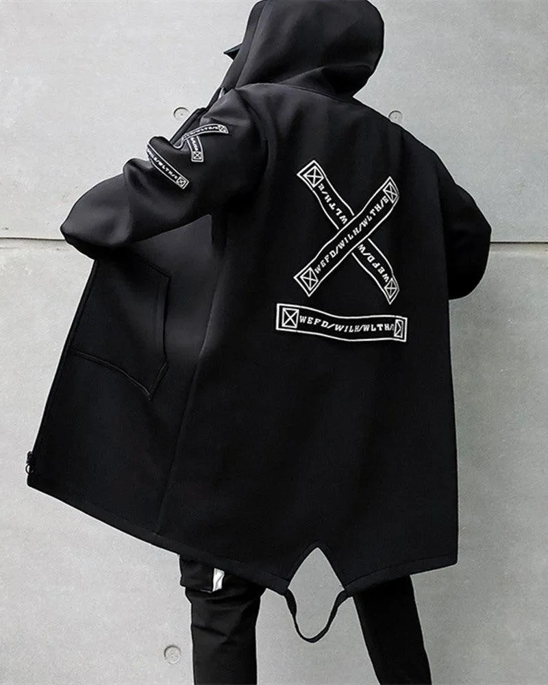 Japanese Streetwear Cyberpunk Long Jacket Coat