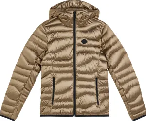 J.Lindeberg Women&#x27;s Cliff Light Down Hood Tiger Brown | Buy J.Lindeberg Women&#x27;s Cliff Light Down Hood Tiger Brown here | Outnorth