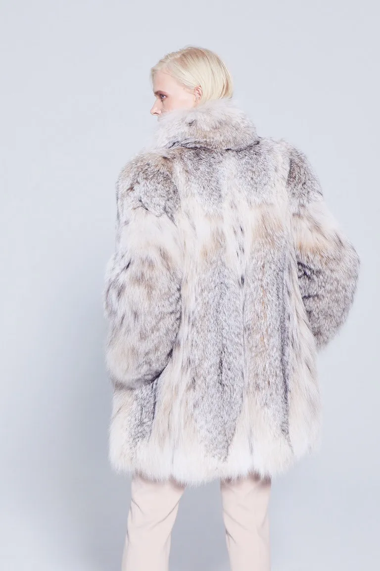 Josia Canadian Lynx Fur Jacket