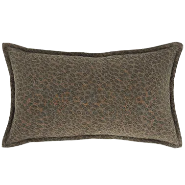 Kanoko Cushion with Flange - Plum